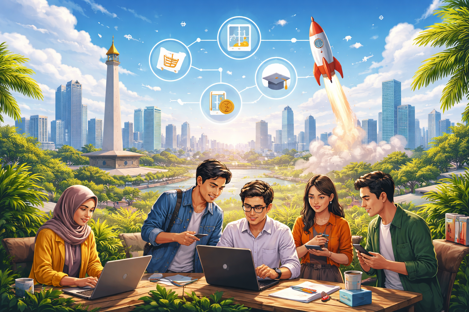 Ekosistem startup tech Jakarta yang dinamis