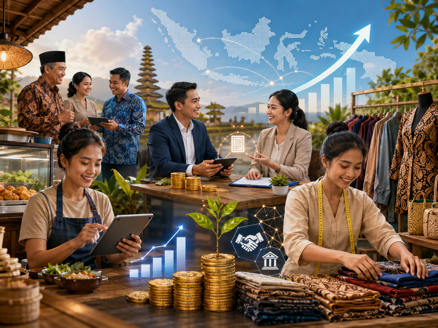Sistem keuangan dan bisnis yang berkembang