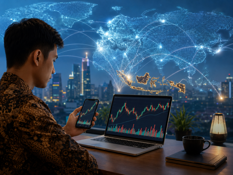 Analisis pasar dengan peta jaringan global