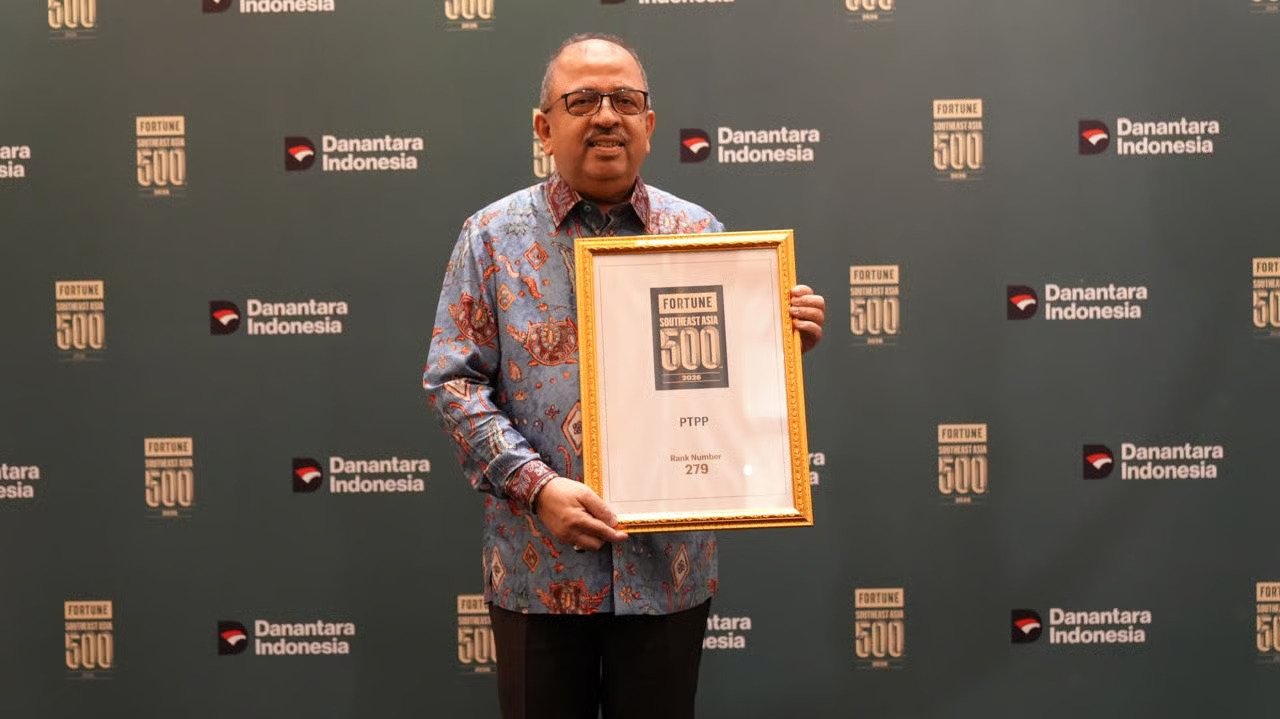 PTPP Kembali Diakui dalam Fortune Southeast Asia 500 Tahun 2026, Tegaskan Daya Saing dan Ketahanan Bisnis di Tingkat Regional